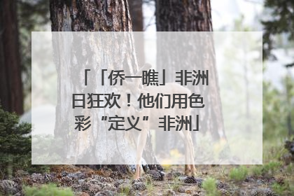 「侨一瞧」非洲日狂欢！他们用色彩“定义”非洲