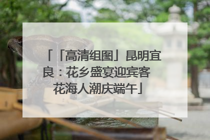 「高清组图」昆明宜良：花乡盛宴迎宾客 花海人潮庆端午