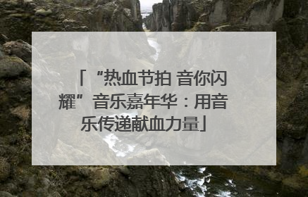 “热血节拍 音你闪耀”音乐嘉年华：用音乐传递献血力量