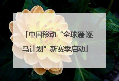 中国移动“全球通·逐马计划”新赛季启动