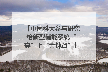 中国科大参与研究 给新型储能系统“穿”上“金钟罩”