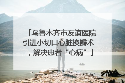 乌鲁木齐市友谊医院引进小切口心脏换瓣术，解决患者“心病”