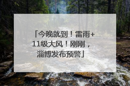 今晚就到！雷雨+11级大风！刚刚，淄博发布预警