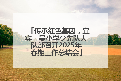 传承红色基因，宜宾一曼小学少先队大队部召开2025年春期工作总结会