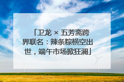卫龙 × 五芳斋跨界联名：辣条粽横空出世，端午市场掀狂澜