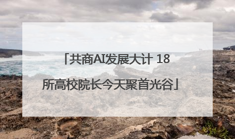 共商AI发展大计 18所高校院长今天聚首光谷