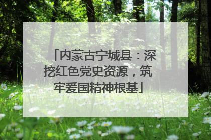 内蒙古宁城县：深挖红色党史资源，筑牢爱国精神根基