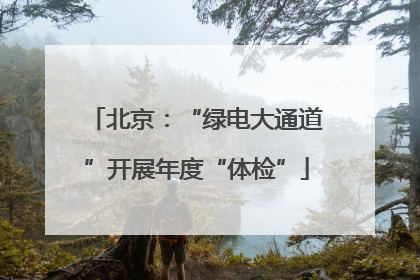 北京：“绿电大通道”开展年度“体检”