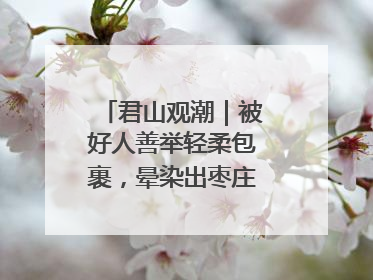 君山观潮｜被好人善举轻柔包裹，晕染出枣庄的温暖底色