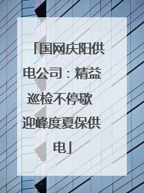 国网庆阳供电公司：精益巡检不停歇 迎峰度夏保供电