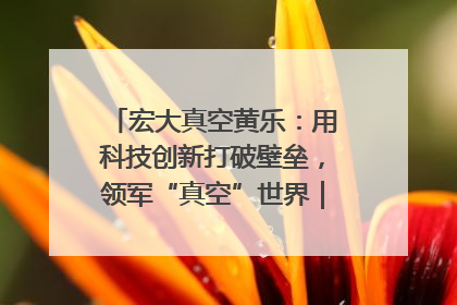 宏大真空黄乐：用科技创新打破壁垒，领军“真空”世界｜湘商，向上③
