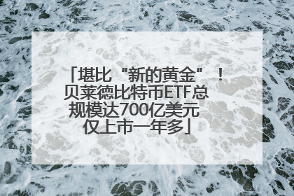 堪比“新的黄金”！贝莱德比特币ETF总规模达700亿美元 仅上市一年多