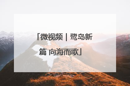 微视频｜鹭岛新篇 向海而歌