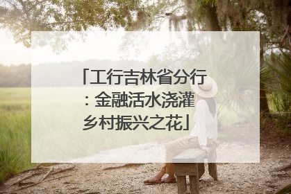 工行吉林省分行：金融活水浇灌 乡村振兴之花