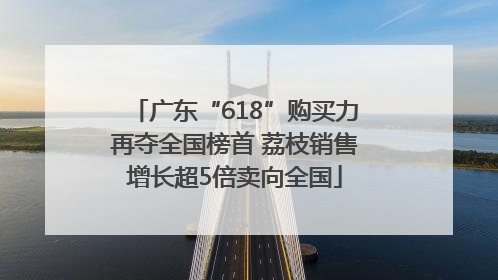 广东“618”购买力再夺全国榜首 荔枝销售增长超5倍卖向全国