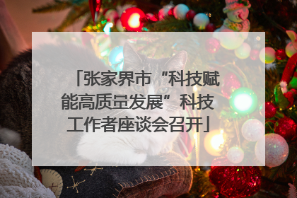 张家界市“科技赋能高质量发展”科技工作者座谈会召开