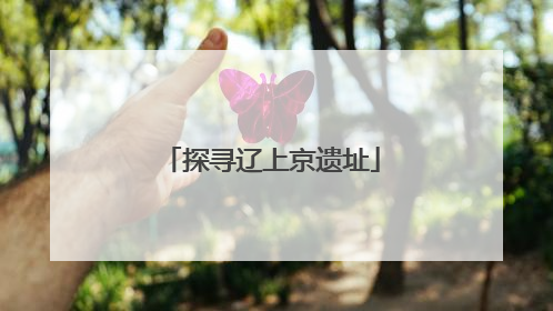探寻辽上京遗址