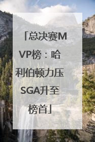 总决赛MVP榜：哈利伯顿力压SGA升至榜首