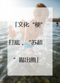 文化“梗”打底，“苏超”踢出圈