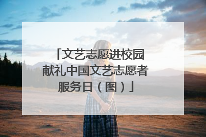 文艺志愿进校园 献礼中国文艺志愿者服务日（图）