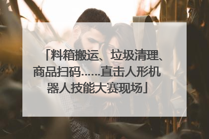 料箱搬运、垃圾清理、商品扫码……直击人形机器人技能大赛现场
