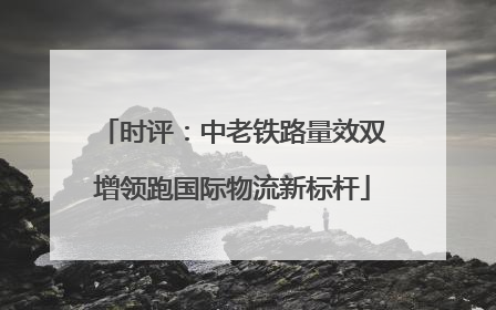 时评：中老铁路量效双增领跑国际物流新标杆