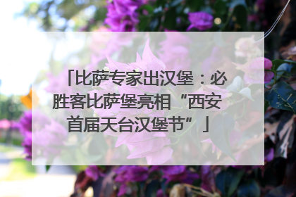 比萨专家出汉堡：必胜客比萨堡亮相“西安首届天台汉堡节”