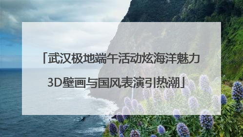 武汉极地端午活动炫海洋魅力 3D壁画与国风表演引热潮