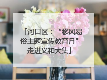 河口区：“移风易俗主题宣传教育月”走进义和大集
