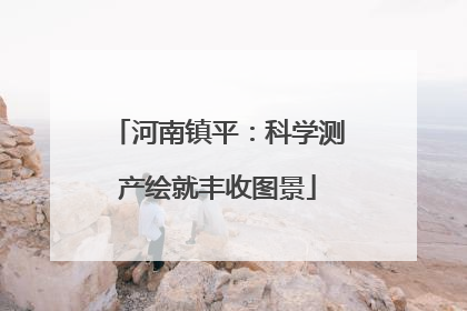 河南镇平：科学测产绘就丰收图景