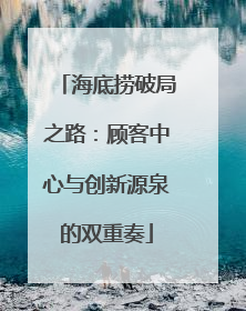 海底捞破局之路：顾客中心与创新源泉的双重奏