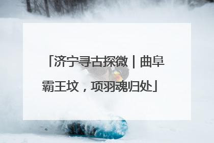 济宁寻古探微｜曲阜霸王坟，项羽魂归处