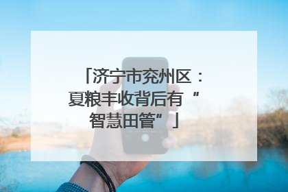 济宁市兖州区：夏粮丰收背后有“智慧田管”