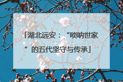 湖北远安：“唢呐世家”的五代坚守与传承