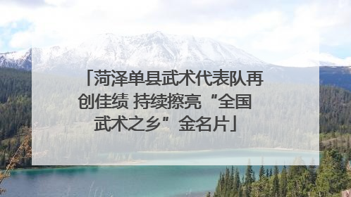 菏泽单县武术代表队再创佳绩 持续擦亮“全国武术之乡”金名片