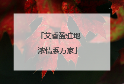 艾香盈驻地 浓情系万家