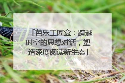 芭乐工匠盒：跨越时空的思想对话，塑造深度阅读新生态