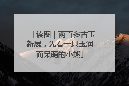 读图｜两百多古玉新展，先看一只玉润而呆萌的小熊