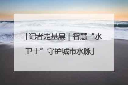 记者走基层｜智慧“水卫士”守护城市水脉