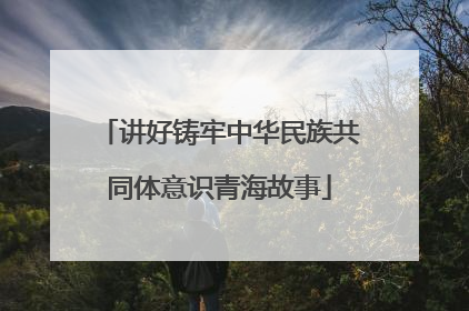 讲好铸牢中华民族共同体意识青海故事