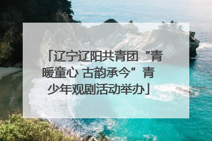 辽宁辽阳共青团“青暖童心 古韵承今”青少年观剧活动举办