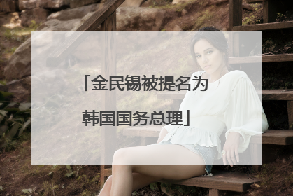 金民锡被提名为韩国国务总理