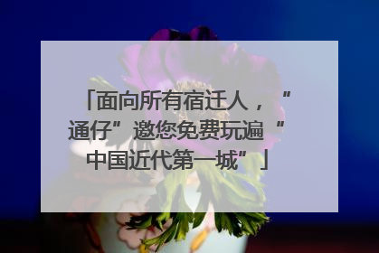 面向所有宿迁人，“通仔”邀您免费玩遍“中国近代第一城”