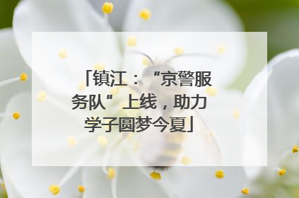 镇江：“京警服务队”上线，助力学子圆梦今夏