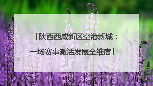 陕西西咸新区空港新城：一场赛事激活发展全维度