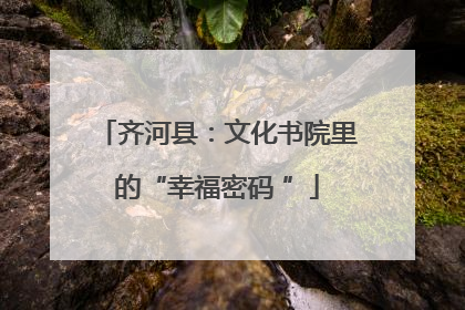 齐河县：文化书院里的“幸福密码 ”