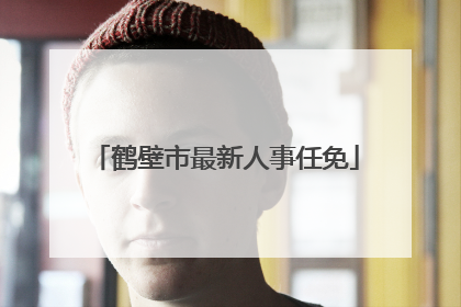 鹤壁市最新人事任免