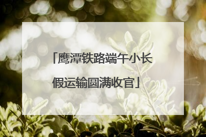 鹰潭铁路端午小长假运输圆满收官