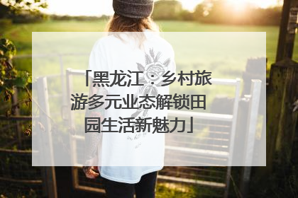 黑龙江：乡村旅游多元业态解锁田园生活新魅力