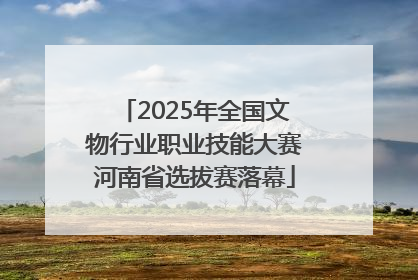 2025年全国文物行业职业技能大赛河南省选拔赛落幕